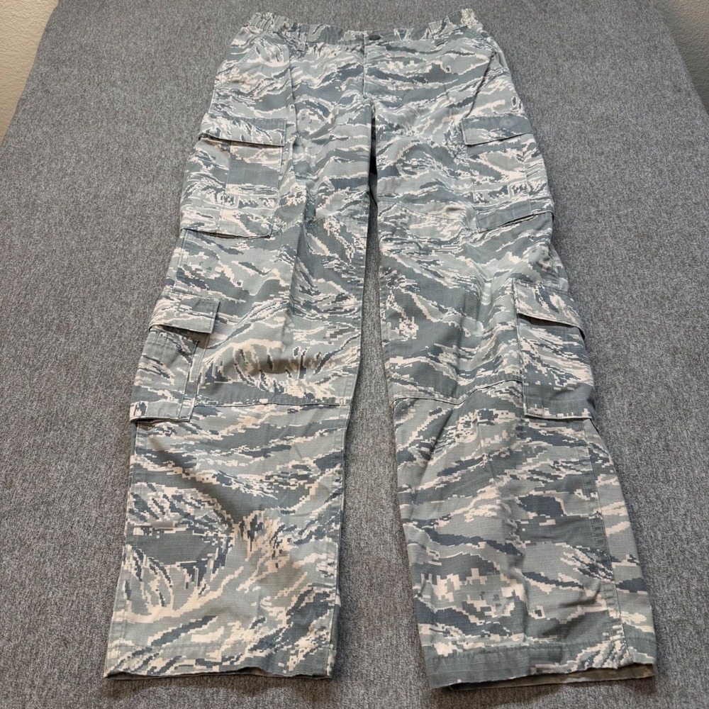 US Air Force ABU Digital Tiger Stripe Cargo Pants Mens 31x31 Ripstop Camo